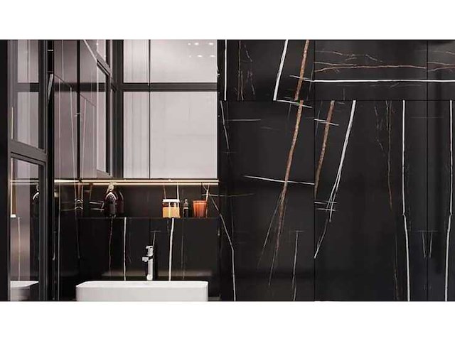 Kutahya nox black gepolijst 60x120 cm tegel 60,48 m² - afbeelding 4 van  13