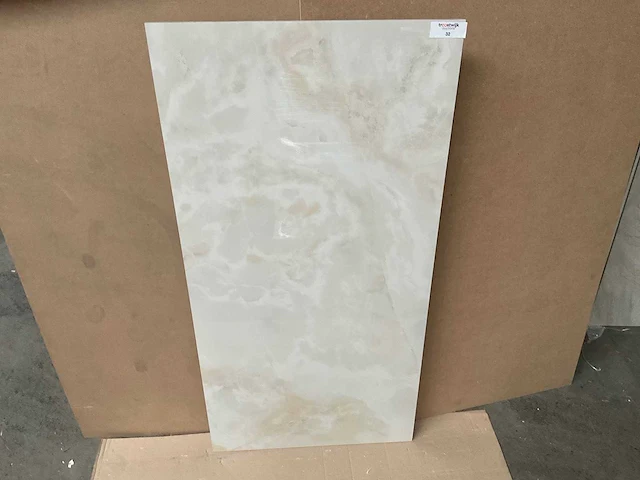 Kutahya onelya white gepolijst 60x120 cm tegel 103,68 m² - afbeelding 1 van  4