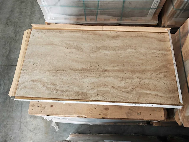 Kutahya ravel noce mat vloertegel 60x120 cm 60,48 m² - afbeelding 1 van  2