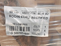 Kutahya rodin ekru mat 60x120 cm vloertegel 60,48 m² - afbeelding 7 van  7