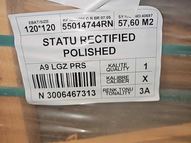 Kutahya statu gepolijst 120x120 cm tegel 57,6 m² - afbeelding 5 van  5