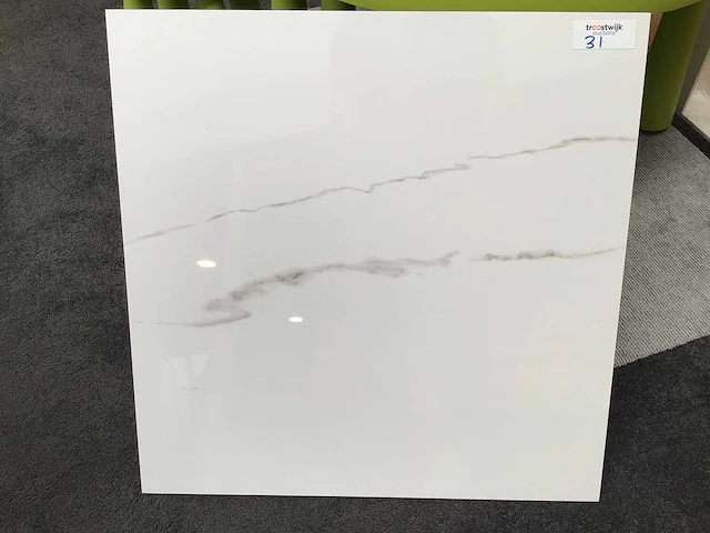 Kutahya statuario gepolijst 60x60 cm tegel 108 m² - afbeelding 2 van  4