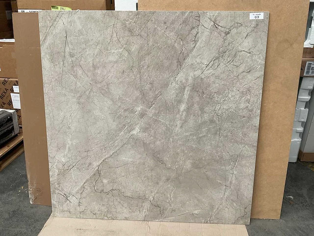 Kutahya storm grej gepolijst vloertegel 120x120 cm 57,6 m² - afbeelding 3 van  3
