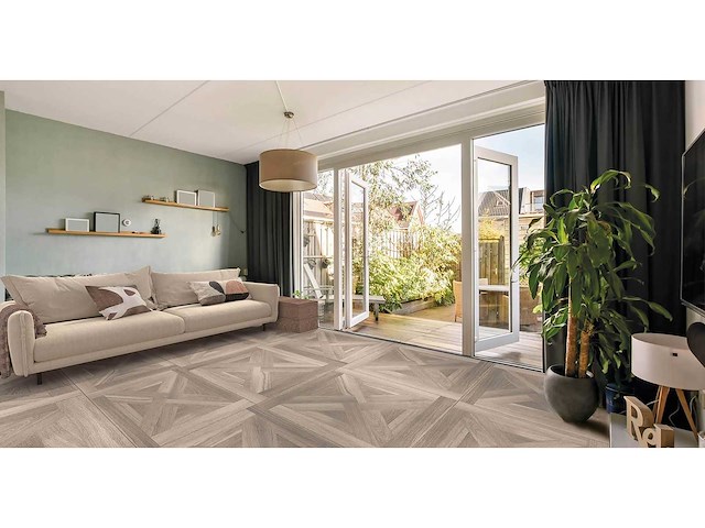 Kutahya woody ladin 80x80 cm tegel 17,28 m² - afbeelding 4 van  5