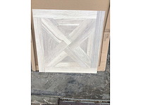 Kutahya woody white houtlook 80x80 cm tegel 45,76 m² - afbeelding 2 van  2