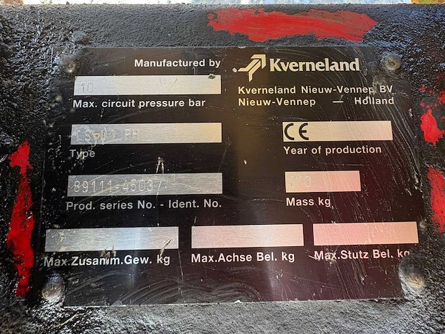 Kverneland ls-01 ph-spuit - afbeelding 9 van  17