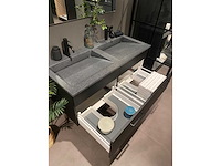 Kvik - bordo black - kuma spoelbakblad - badmeubel met spiegel - bathroom furniture set - afbeelding 3 van  3