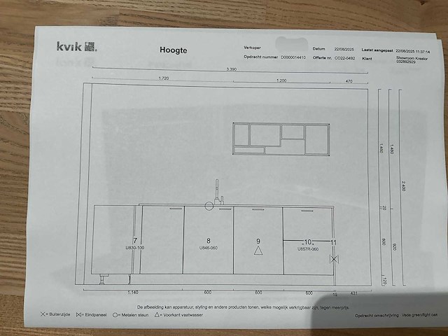 Kvik veda light oak keukenopstelling - afbeelding 22 van  23