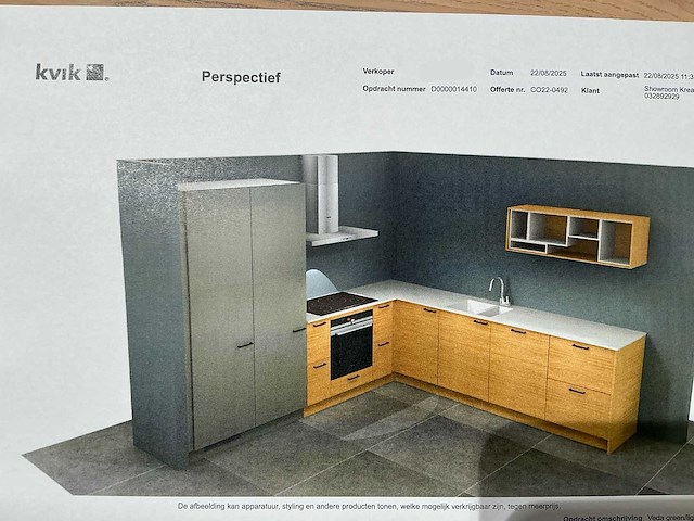 Kvik veda light oak keukenopstelling - afbeelding 23 van  23