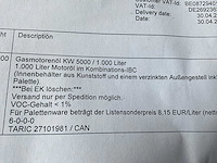 Kw energie kw5000-e motorolie (20 liter) - afbeelding 4 van  4