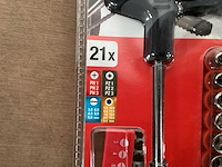 Kwb 119390 bit- en doppenset 21-delig (11x) - afbeelding 4 van  7