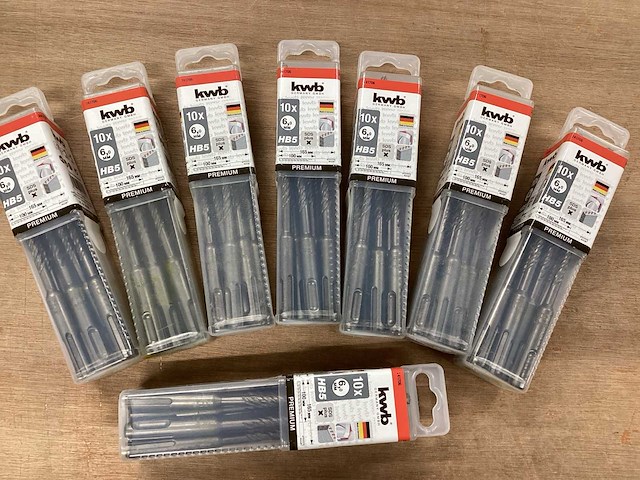 Kwb 241706 betonboor 6mm sdsplus, koker 10 stuks (8x) - afbeelding 1 van  4