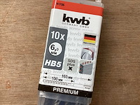 Kwb 241706 betonboor 6mm sdsplus, koker 10 stuks (8x) - afbeelding 4 van  4