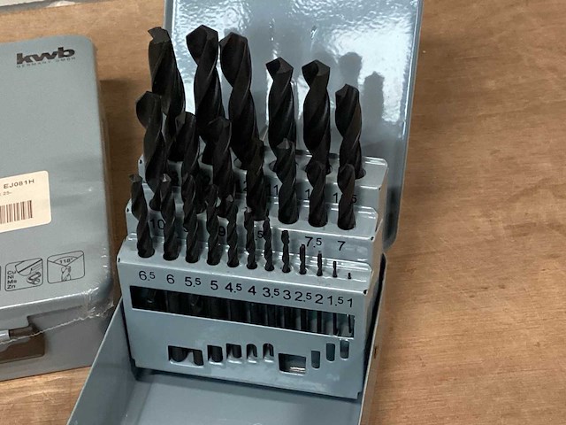 Kwb 25 delige borenset in cassette (2x) - afbeelding 2 van  4