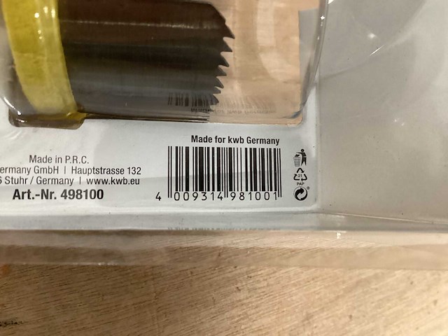 Kwb 498100 gatenzaag 65mm met schacht (4x) - afbeelding 3 van  4