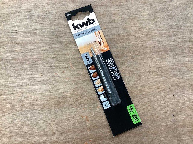 Kwb 511905 houtboor 5 mm (32x) - afbeelding 1 van  5