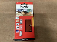 Kwb 818412 schuurpapier 80 x 133, 5 pack (50x) - afbeelding 4 van  6