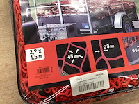 Kwb bagagenet voor aanhangwagen 2,2 x 1,5 meter (4x) - afbeelding 2 van  5