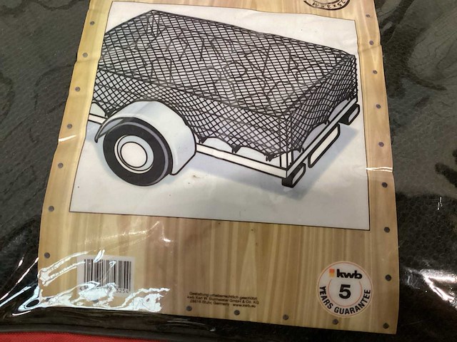 Kwb bagagenet voor aanhangwagen 2,5 x 3,5 meter - afbeelding 2 van  5
