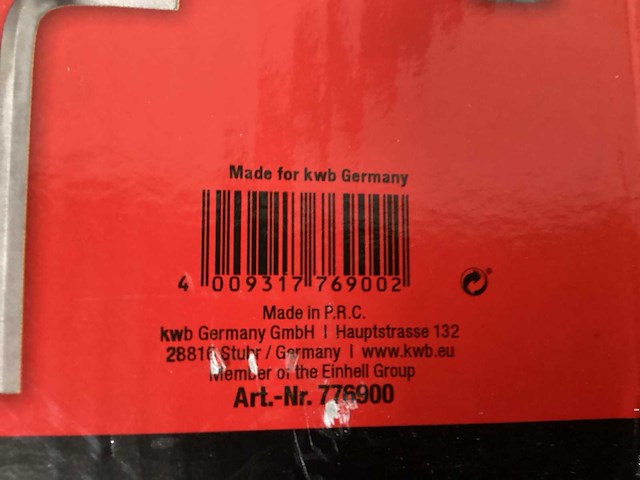 Kwb bankschroef kogelkop 7769-00 (8x) - afbeelding 4 van  4