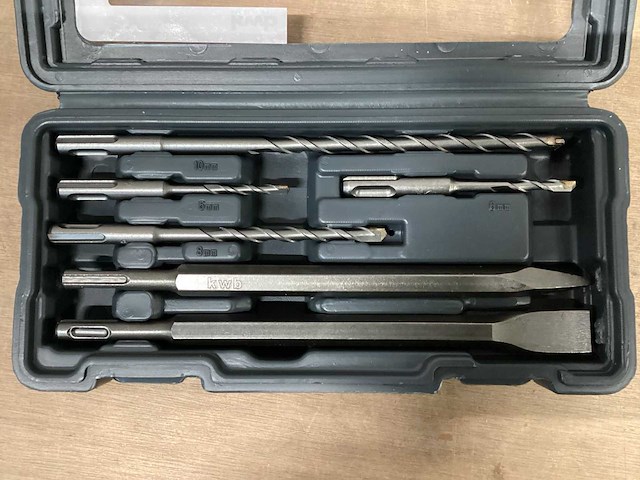 Kwb beitelset carbide 6 delig (2x) - afbeelding 1 van  7