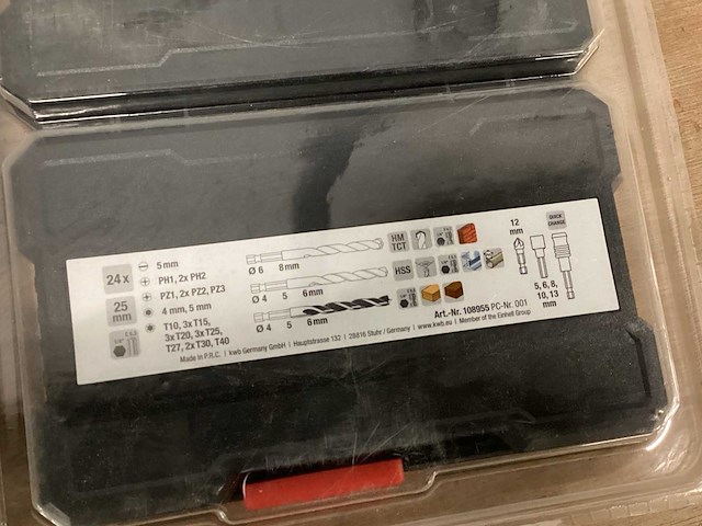 Kwb bit- en borenset (10x) - afbeelding 5 van  5