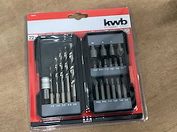 Kwb bit- en borenset in cassette (14x) - afbeelding 1 van  5