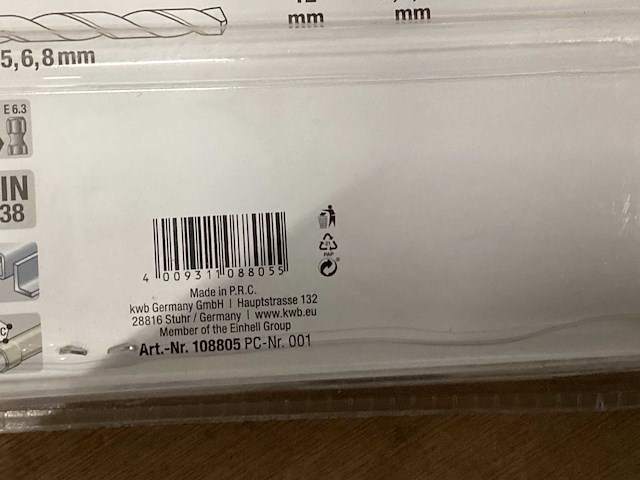 Kwb bit- en borenset in cassette (14x) - afbeelding 4 van  5