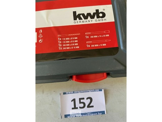 Kwb boor en beitelset 6 delig - afbeelding 3 van  3