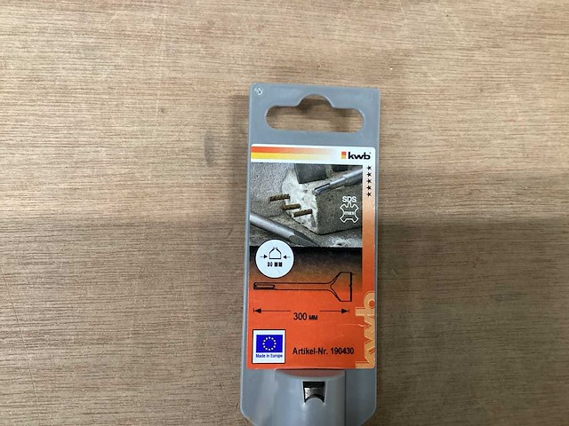 Kwb boorhamer beitel 80x300mm (3x) - afbeelding 2 van  3