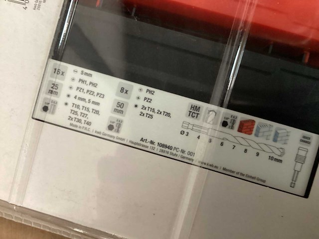 Kwb boren- en bitset, 33 delig (3x) - afbeelding 4 van  5