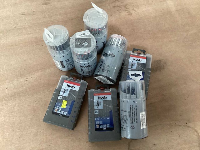 Kwb borensets metaal en assorti (8x) - afbeelding 1 van  6
