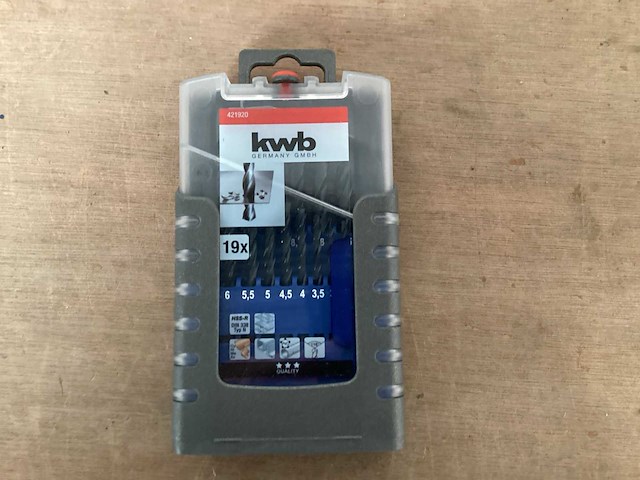 Kwb borensets metaal en assorti (8x) - afbeelding 3 van  6