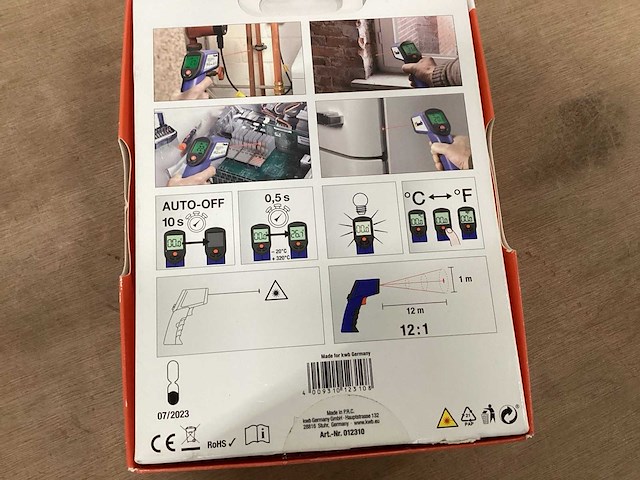 Kwb digitale thermometer, infrarood - afbeelding 4 van  5