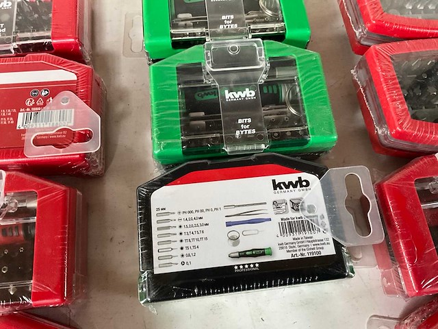 Kwb diverse bit sets (11x) - afbeelding 3 van  5