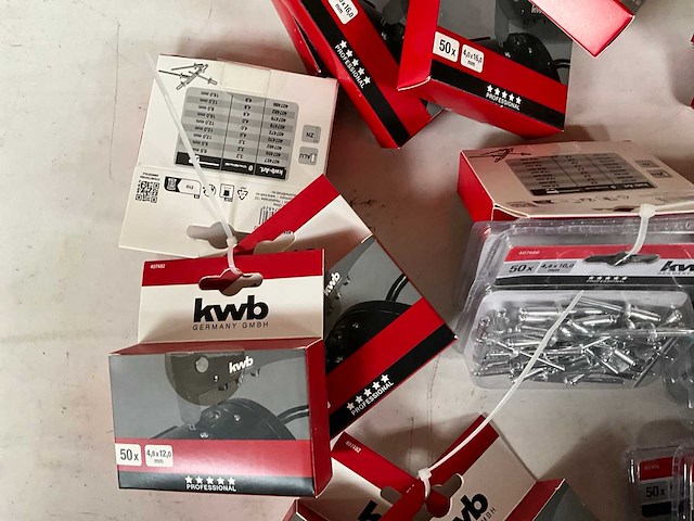Kwb diverse blindklinknagels in verpakking 50 stuks - afbeelding 5 van  8