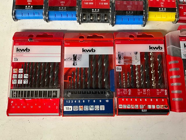 Kwb diverse boren sets (21x) - afbeelding 2 van  8