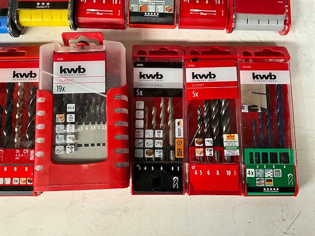 Kwb diverse boren sets (21x) - afbeelding 3 van  8