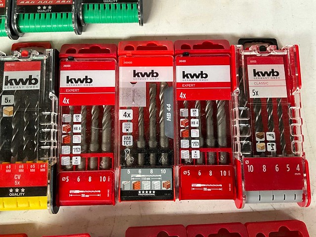 Kwb diverse boren sets (21x) - afbeelding 4 van  8