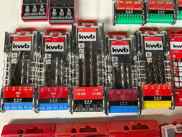 Kwb diverse boren sets (21x) - afbeelding 5 van  8