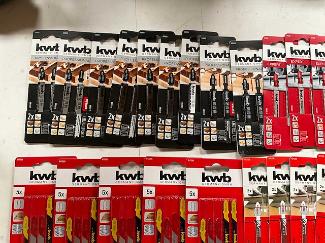 Kwb diverse decoupeer zaagbladen in verpakking (59x) - afbeelding 2 van  9