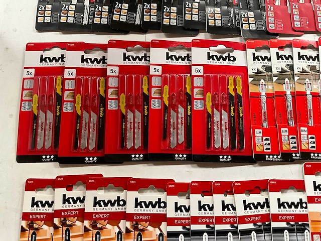 Kwb diverse decoupeer zaagbladen in verpakking (59x) - afbeelding 3 van  9