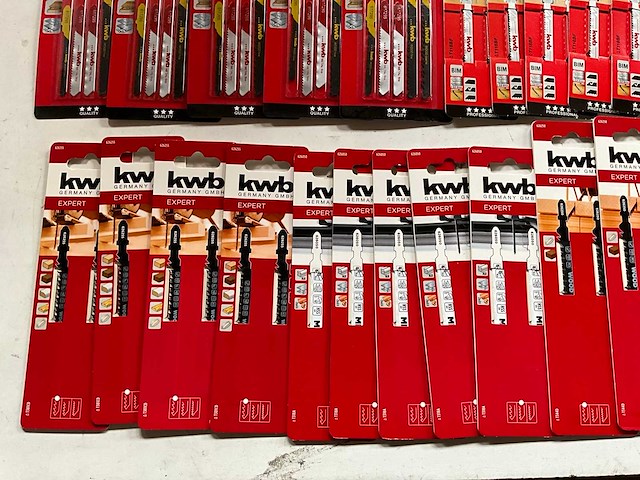 Kwb diverse decoupeer zaagbladen in verpakking (59x) - afbeelding 4 van  9