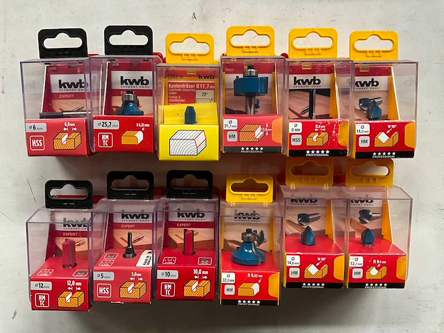 Kwb diverse frezen (12x) - afbeelding 1 van  6