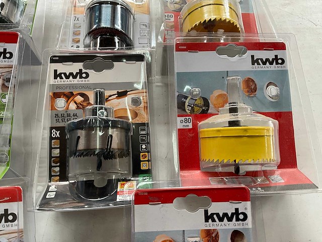 Kwb diverse gatenzagen in blisterverpakking (8x) - afbeelding 5 van  8