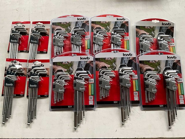 Kwb diverse inbussleutel sets (10x) - afbeelding 1 van  6