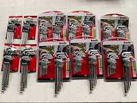 Kwb diverse inbussleutel sets (10x)