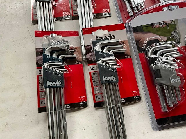 Kwb diverse inbussleutel sets (10x) - afbeelding 3 van  6