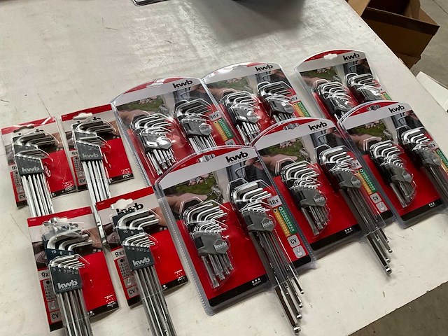 Kwb diverse inbussleutel sets (10x) - afbeelding 4 van  6