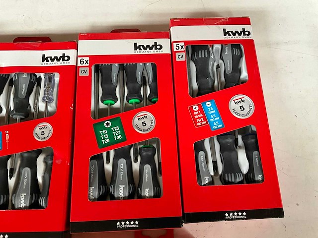 Kwb diverse schroevendraaier sets (7x) - afbeelding 3 van  6